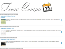 Tablet Screenshot of calendarios.tecnocompu.org